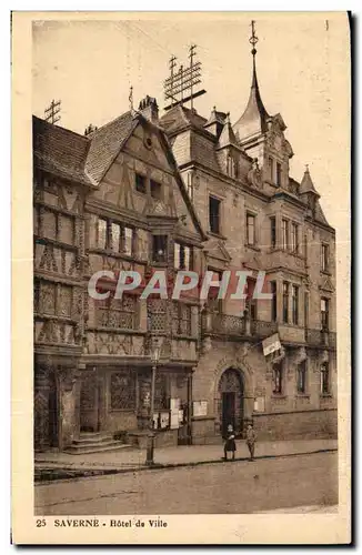 Cartes postales Saverne Rotel de Ville