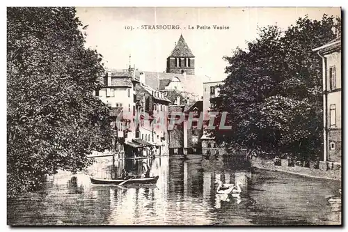 Ansichtskarte AK Strasbourg La Petite Venise