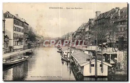 Cartes postales Strasbourg Quai des Bateliers