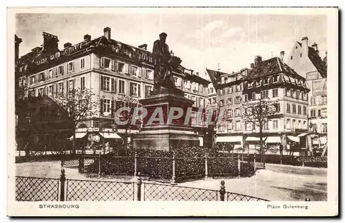 Cartes postales Strasbourg Place Gutenberg