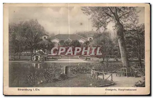 Cartes postales Strasbourg Orangerle Hauptrestaurant