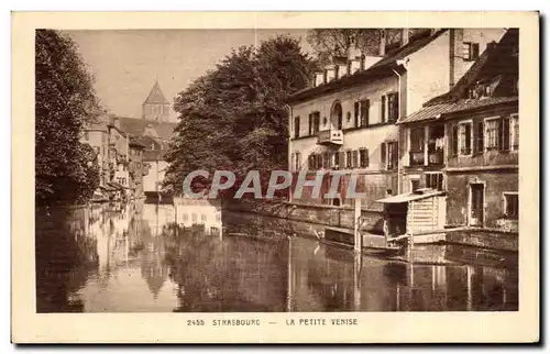 Ansichtskarte AK Strasbourg La Petite Venise