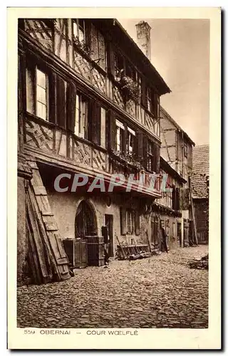 Cartes postales Obernai Cour Woelfle