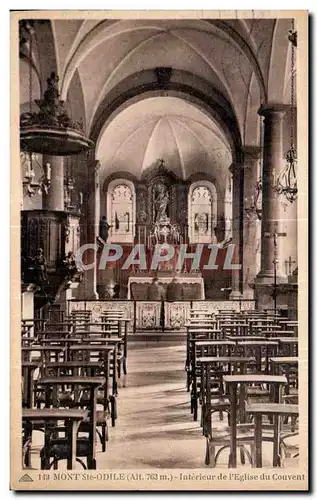 Cartes postales Ste Odile Mont Interieur de L Eglise du Couvent