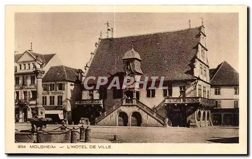 Cartes postales Molsheim L Hotel De Ville