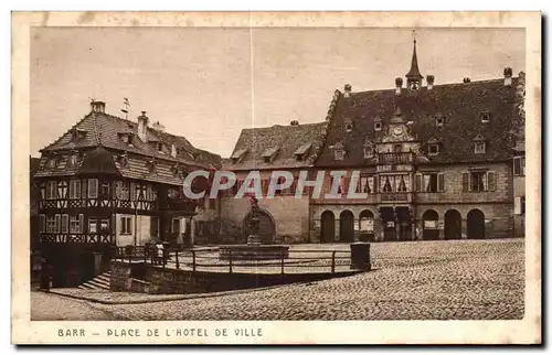 Cartes postales Barr Place De L Hotel De Ville