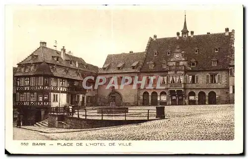 Cartes postales Barr Place De L Hotel De Ville