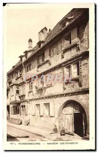 Cartes postales Wissembourg Maison Dietenbeck