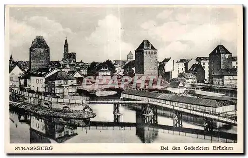 Cartes postales Strasbourg Bei Den Gedeckten Brucken