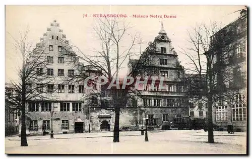 Cartes postales Strassburg Maisen Notre Dame