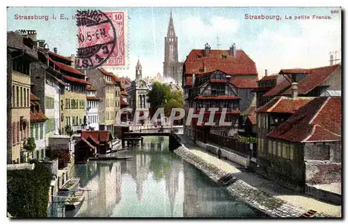 Ansichtskarte AK Strassburg Strasbourg La Petite France