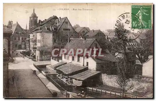 Ansichtskarte AK Colmar Rue des Tanneurs Lavandieres