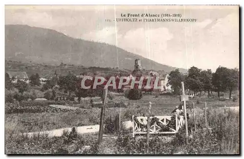 Cartes postales Le Front d Alsace Uffholtz et Phartmannswillerkopf