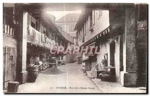 Cartes postales Colmar Rue de La Maison Rouge