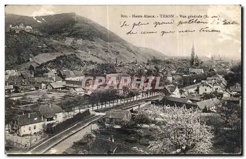 Cartes postales Thann Vue generale Haute Alsace