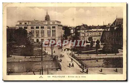 Cartes postales Mulhouse Entree de la Ville