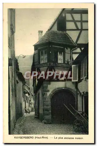 Cartes postales Kaysersberg Le Plus ancienne Maison