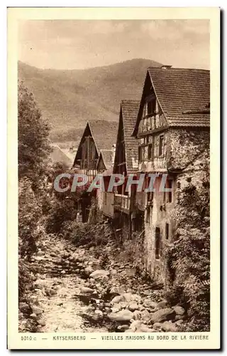 Cartes postales Kaysersberg Vieilles Maisons Au Bord De La Riviere