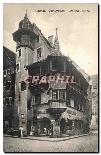 Ansichtskarte AK Colmar Pfisterhaus Maison Pfisrer