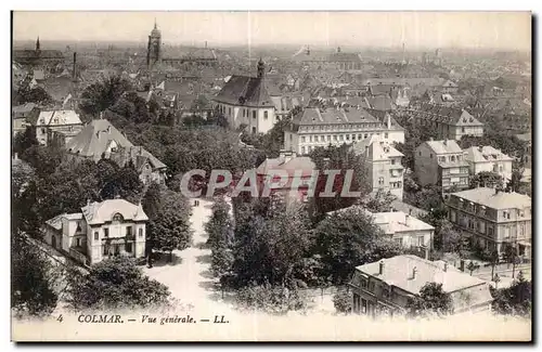 Cartes postales Colmar Vue generale