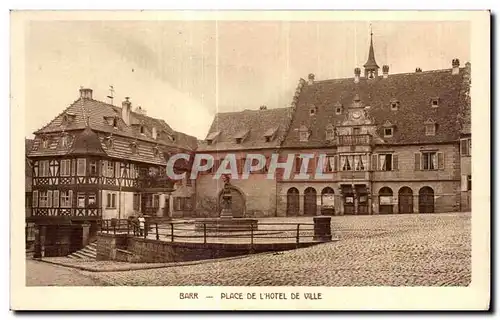 Cartes postales Barr Place De L Hotel De Ville