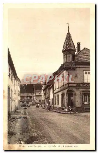 Cartes postales St Hippolyte Entree De La Grande Rue