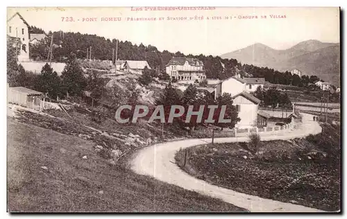 Cartes postales Font Romeu Pelerinage Et Station d Ete Groupe de villas