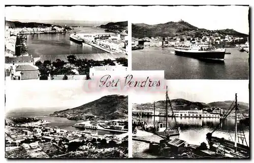 Cartes postales Port Vendres Vue generale du Port et Gare Maritime