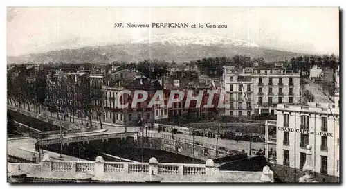 Cartes postales Nouveau Perpignan et le Canigou