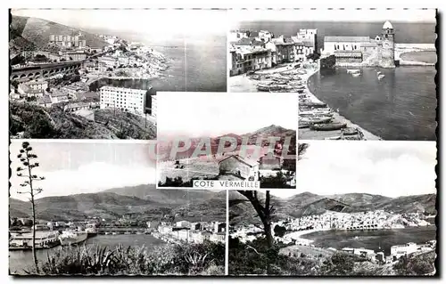 Ansichtskarte AK En Parcourant La Cote Vermeille Cerbere Collioure Arceles Sur Mer Port Vendres Banyuls Sur Mer