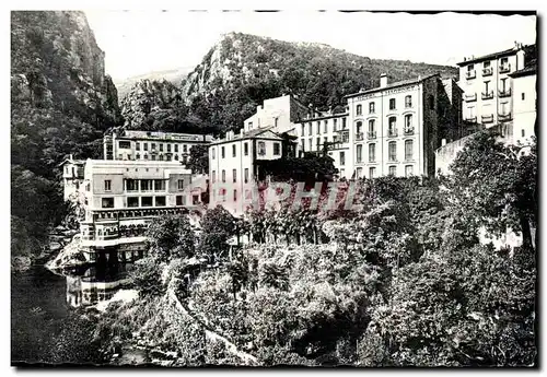 Cartes postales Amelie Les Bains Perle des Pyrenees Les Thermes Pujade (Castan arch) et les Hotels