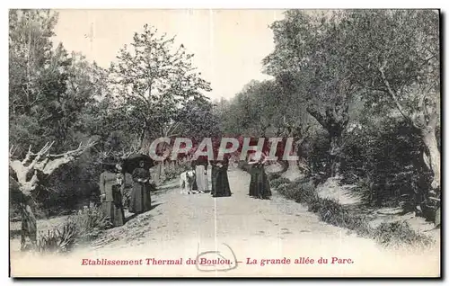 Cartes postales Etablissement Thermal du Boulou La grande allee du Parc