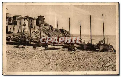 Cartes postales Banyuls (Pyrenees Orientales) Le port Bateaux