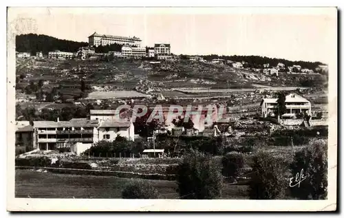 Cartes postales Font Romeu Vue Panoramique d Odeille en bas la Clinique d Odeille