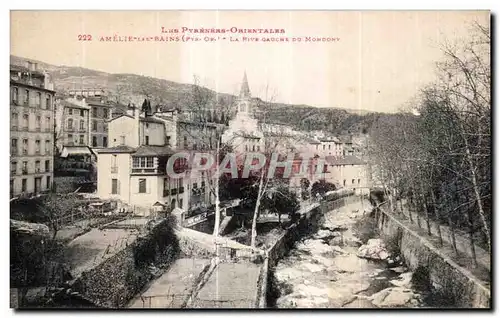 Ansichtskarte AK Les Pyrenees Orientales Amelie Les Bains La Rive Gauche Du Mondony