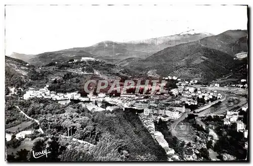 Cartes postales Amelie Les Bains Perle des Pyrenees Vue generale massif du Canigou