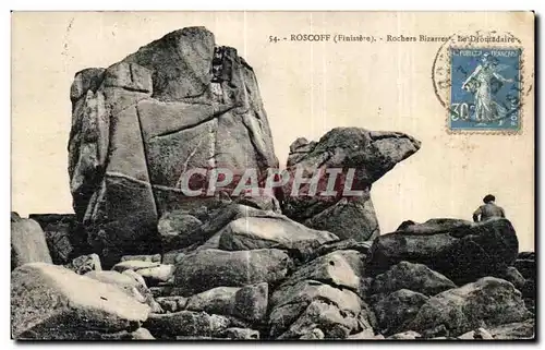 Cartes postales Roscoff Finistere Rochers Bizarres