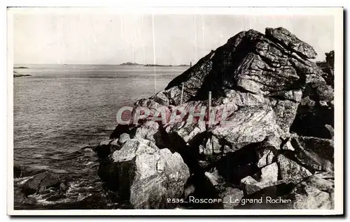 Ansichtskarte AK Roscoff Le Grand Rocher