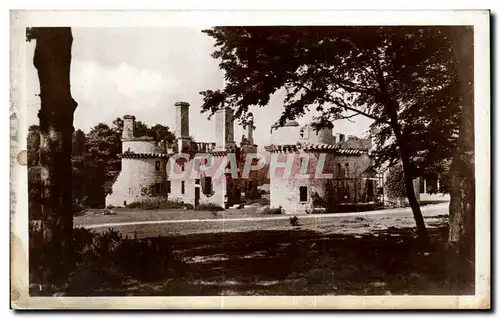 Cartes postales Chateau de Kercounadeach Vue prise du Parc