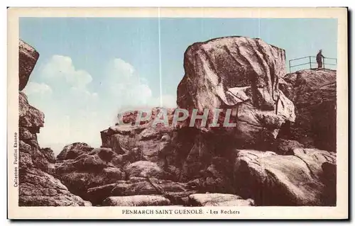 Cartes postales Penmarch Saint Guenole Les Rochers