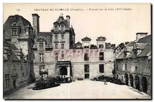 Ansichtskarte AK Chateau de Kerjean Finistere Facade sur la Cour