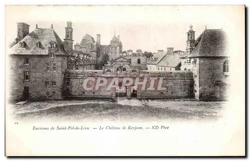 Ansichtskarte AK Environs de Saint Pol de Leon Le Chateau de Kerjean
