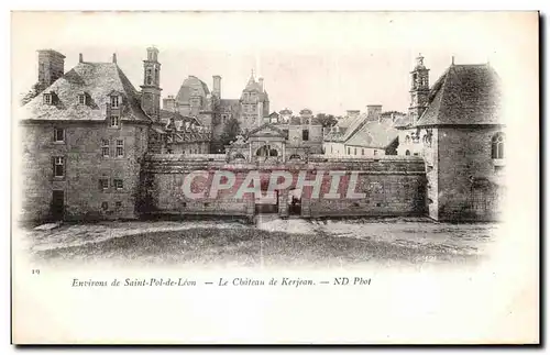 Cartes postales Environs de Saint Pol de Leon Le Chateau de Kerjean