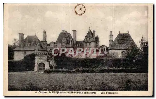 Cartes postales Chateau de Kerjean en Saint Vougay Finistere Vue d Ensemble