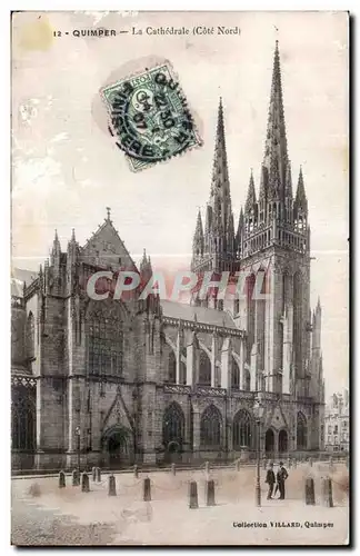 Cartes postales Quimper La Cathedrale