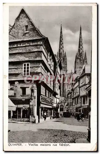 Ansichtskarte AK Quimper Vieilles maison rue Kereon