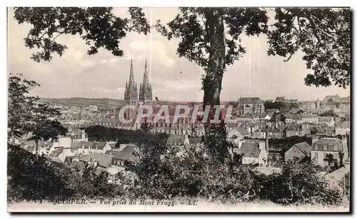 Ansichtskarte AK Quimper Vue prise du Mont Frugy