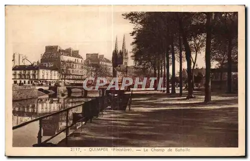 Cartes postales Quimper Finistere Le Champ de Bataille