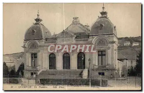 Ansichtskarte AK Quimper Le Theatre