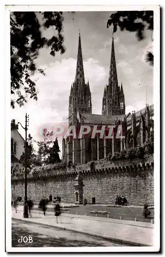 Cartes postales Quimper La Cathedrale et les Fortifications